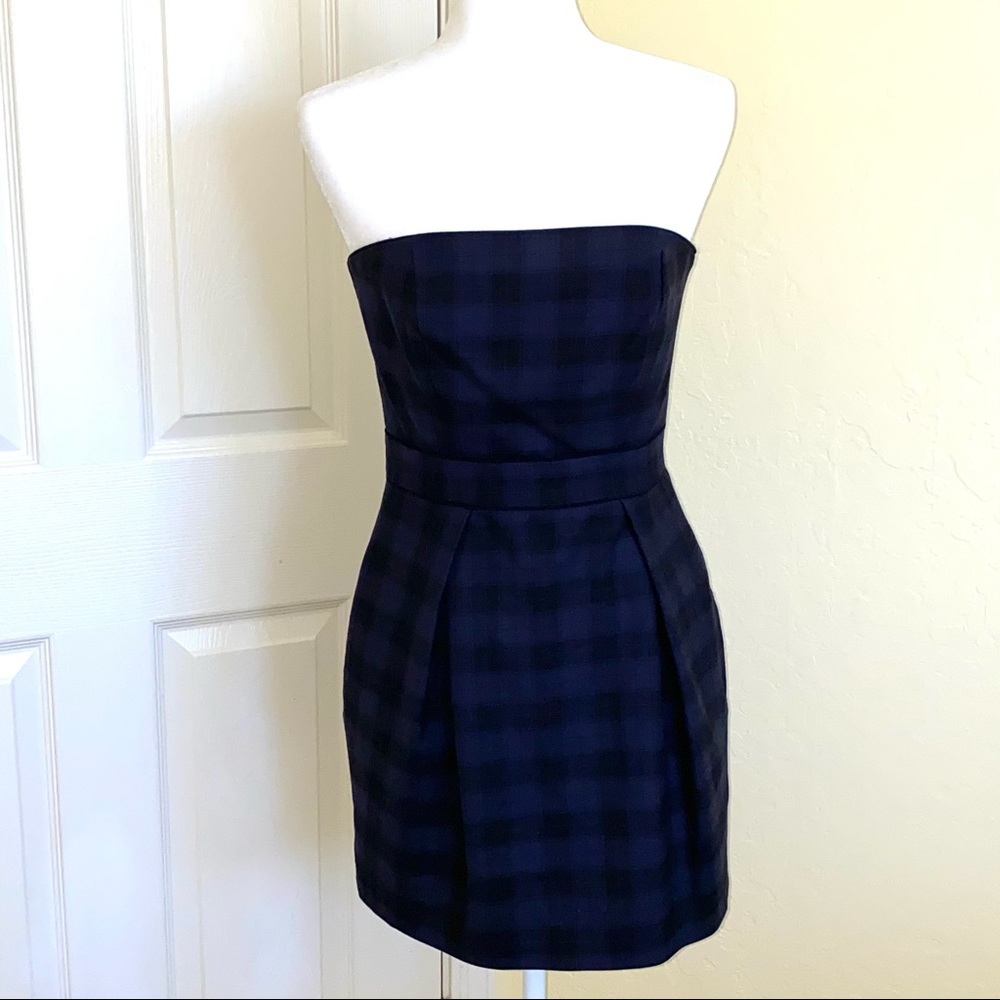 French Connection Plaid Mini Dress UK 6 US 2